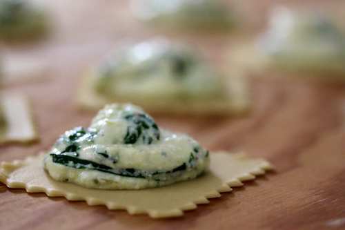 Ramp ravioli