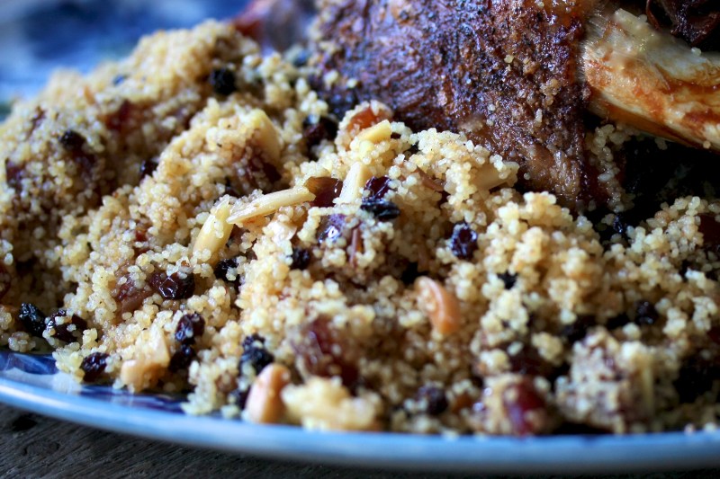 Lamb and couscous