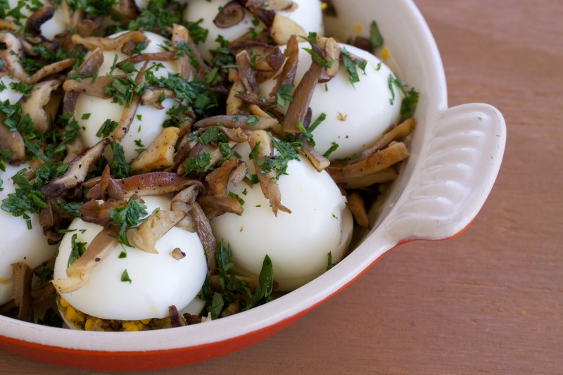 Oeufs aux Champignons (sans sauce)