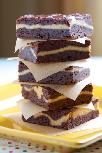 Peanut butter brownies