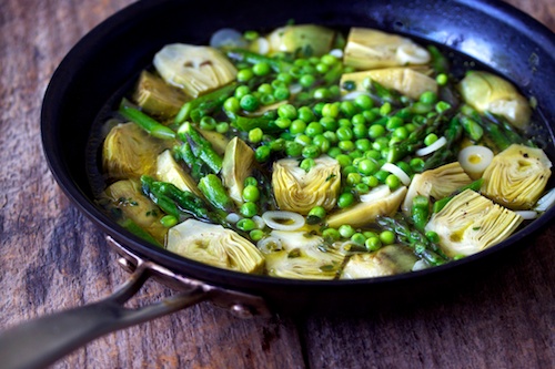 Spring vegetable ragout
