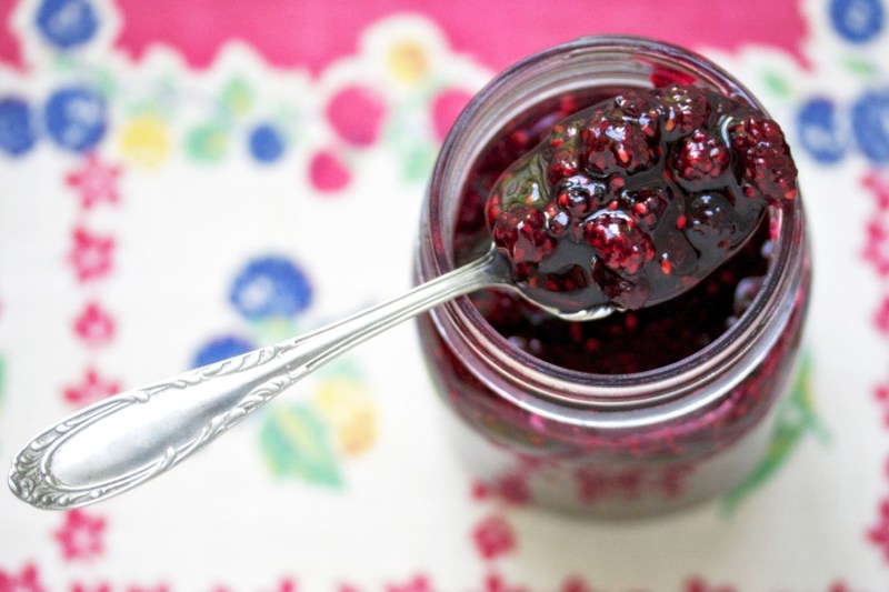 Wild blackberry jam