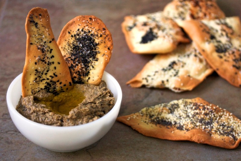 lavash and baba ganoush