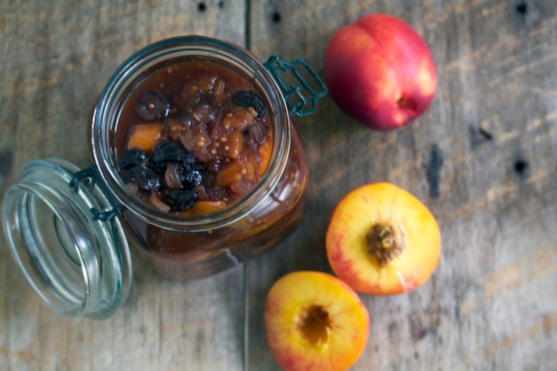 Nectarine chutney