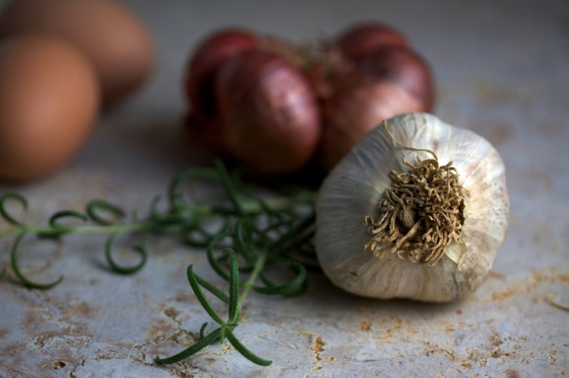Garlic, shallots
