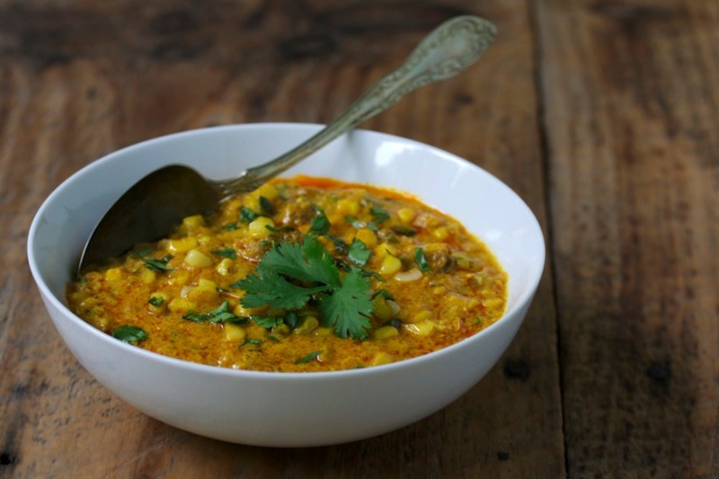 Lamb with Sweet Corn Kernels