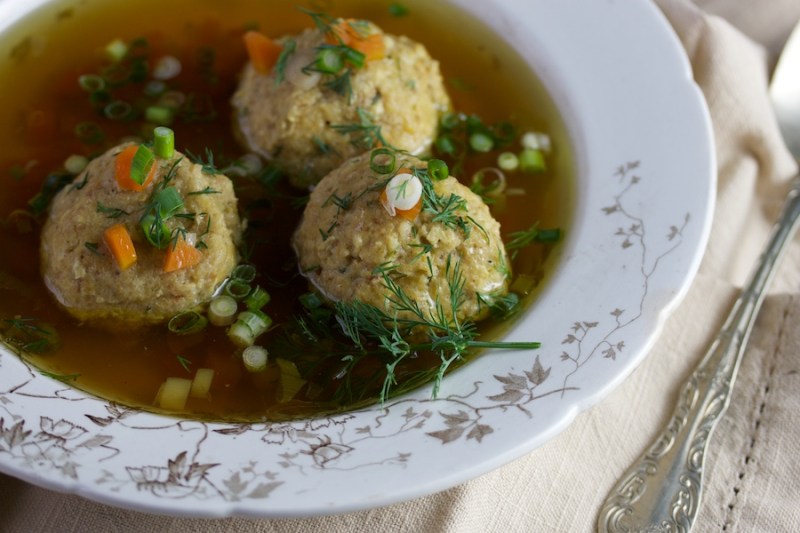 Matzo ball soup