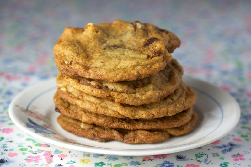 Dark Chocolate & Sea Salt Caramel Squares Cookies