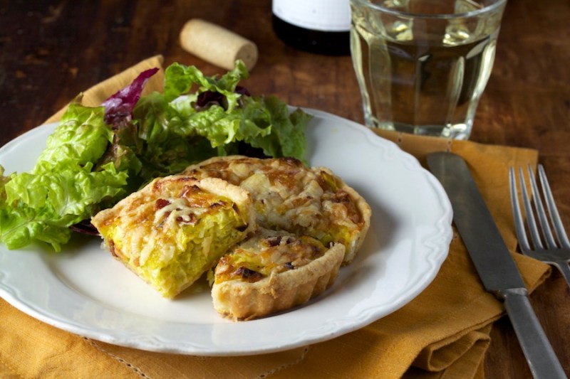 Leek tart