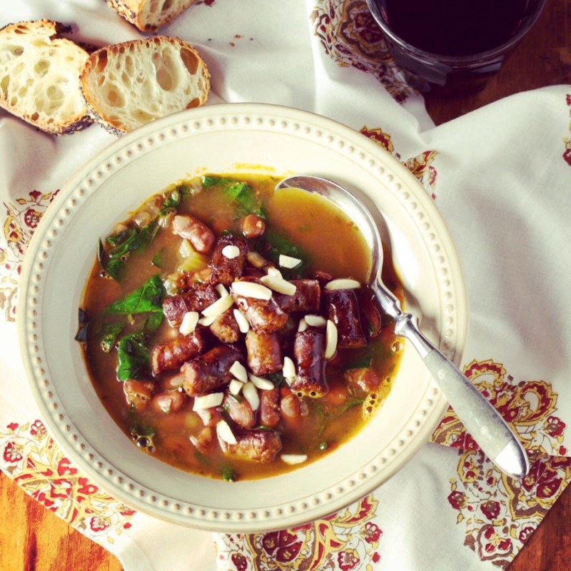 Bean and Merguez Stew