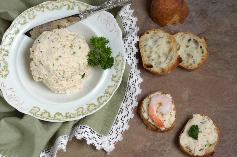 Shrimp and grits pâté