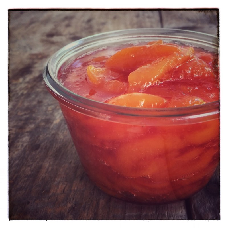 Peach preserves
