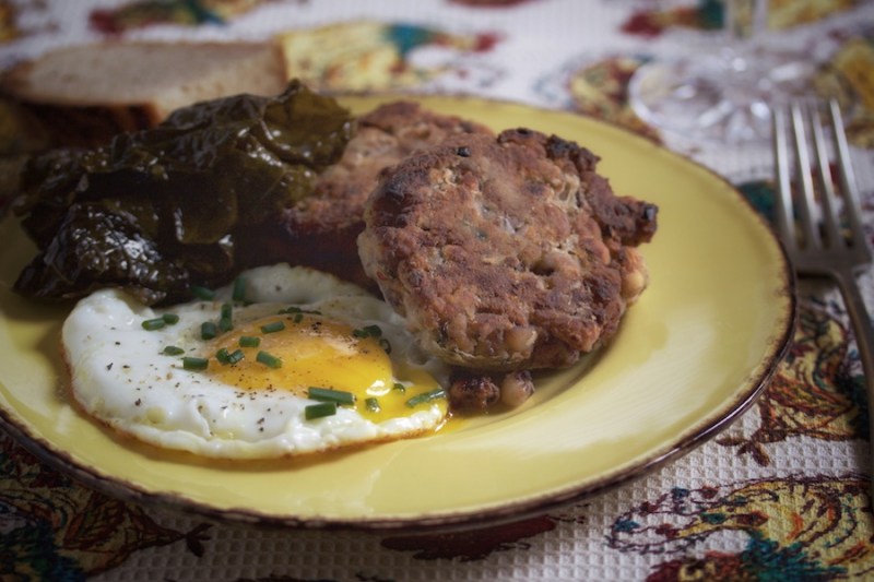 Black-eyed pea cakes