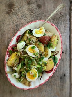 Potato and egg salad