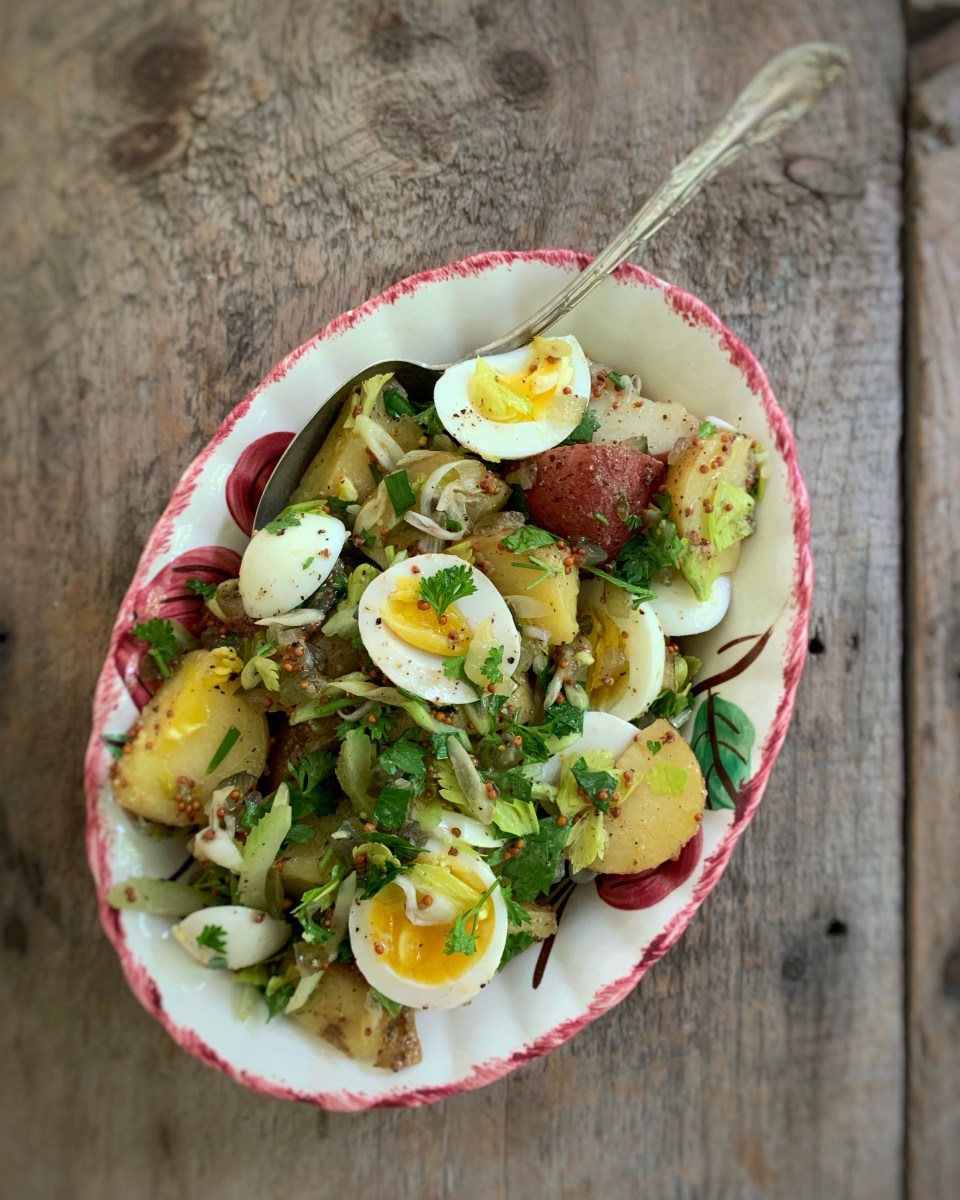 Potato and egg salad